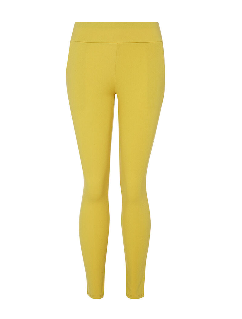 Pantalon fluide coupe carotte - jaune - 3