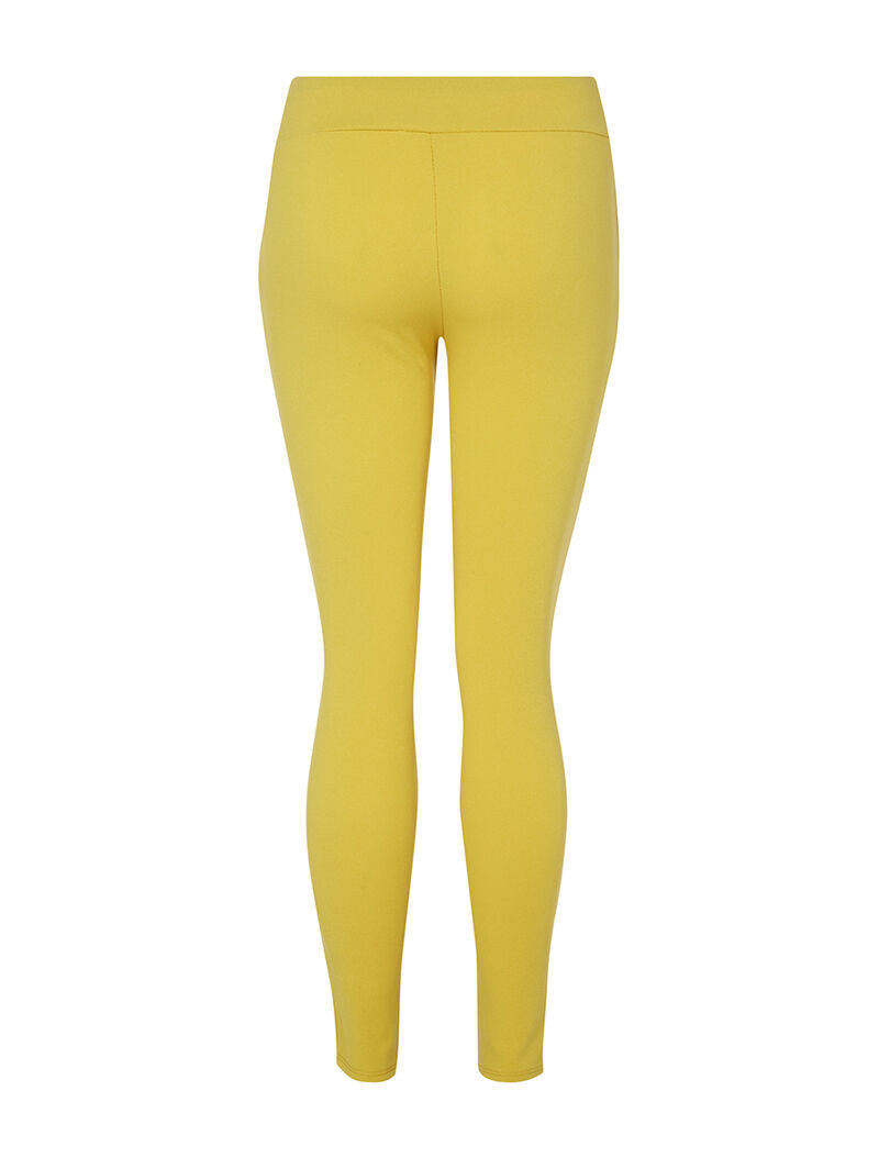 Pantalon fluide coupe carotte - jaune - 2