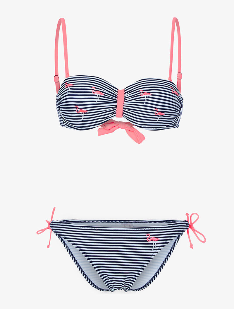 Shorty de bain coloré imprimé flamants rose Flamingo - La Boite à Maillots Shorty de bain coloré imprimé flamants rose Flamingo - La Boite à Maillots