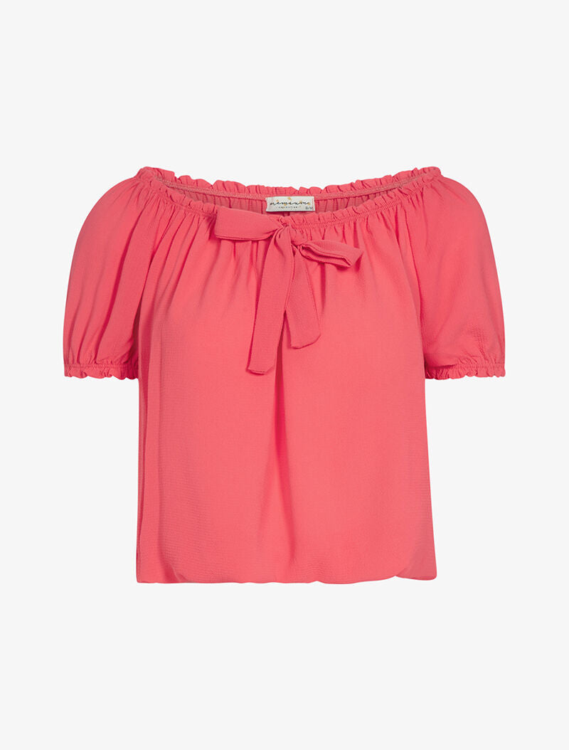 Sweat Femme All Saints épaules Dénudées - Taille M - Corail - Occasion
