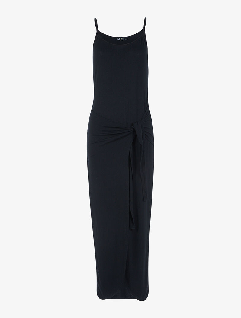 Robe à effet portefeuille - noir - 6