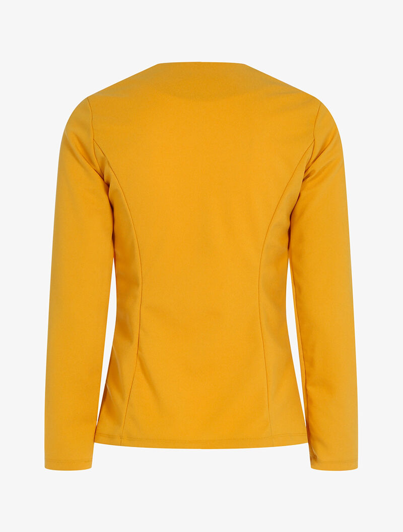 Veste légère coupe droite - moutarde - 2