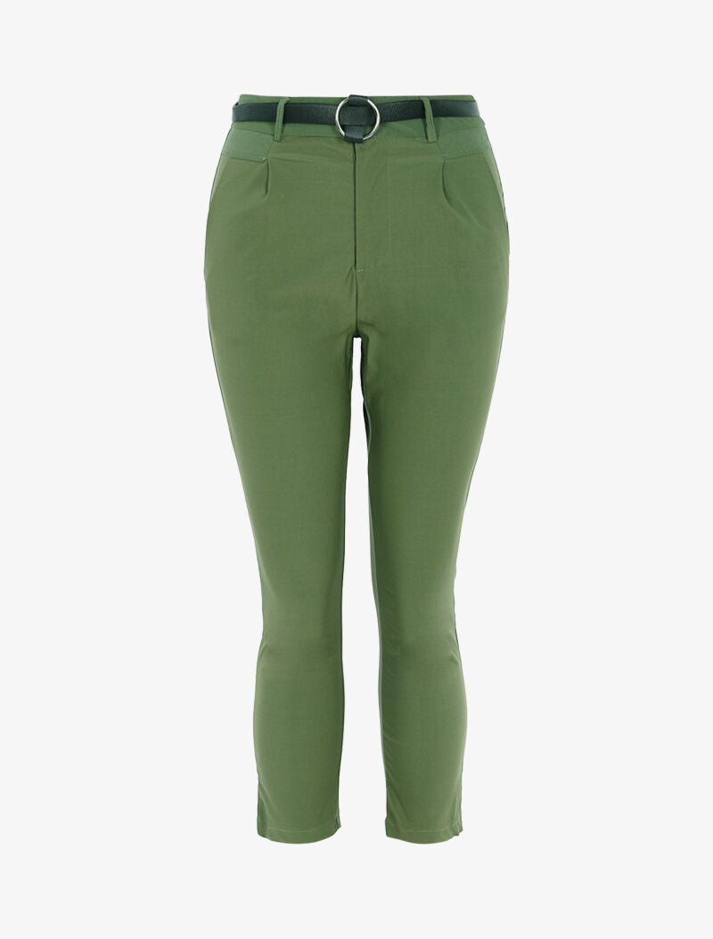 Pantalon 7/8 uni - kaki
