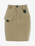 Jupe à détails contrastants - taupe - 3