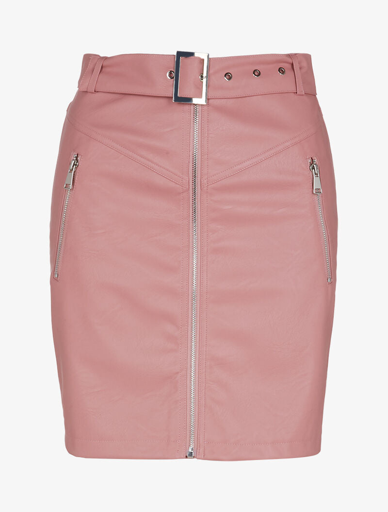 Mini jupe rose lamée taille unique Mini jupe rose lamée taille unique