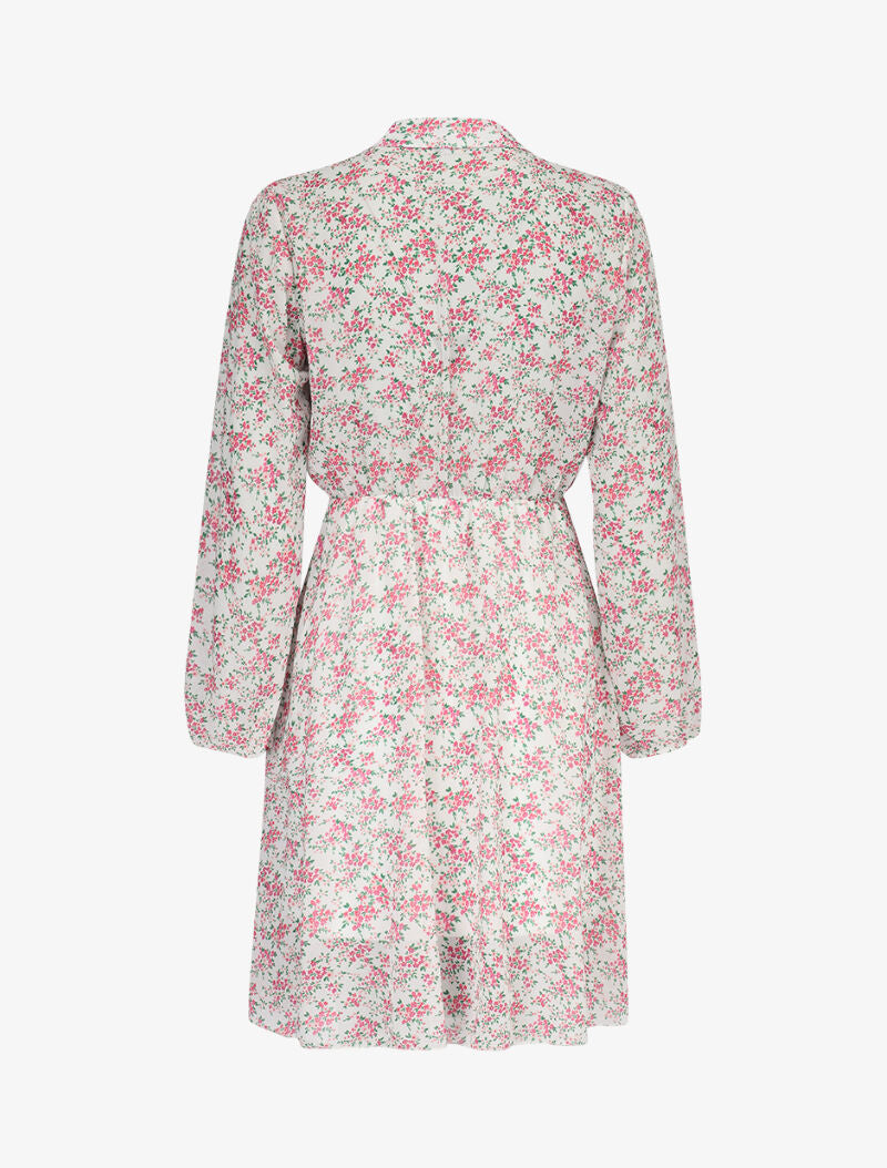 Robe à imprimé floral - blanc - 2