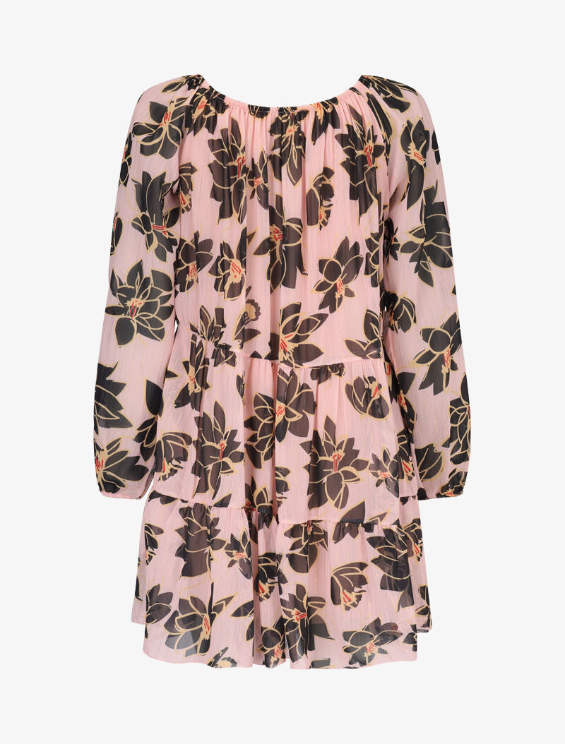 Robe trapèze à imprimé fleurs d&