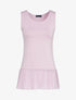 Débardeur à bord gaufré - rose - 1
