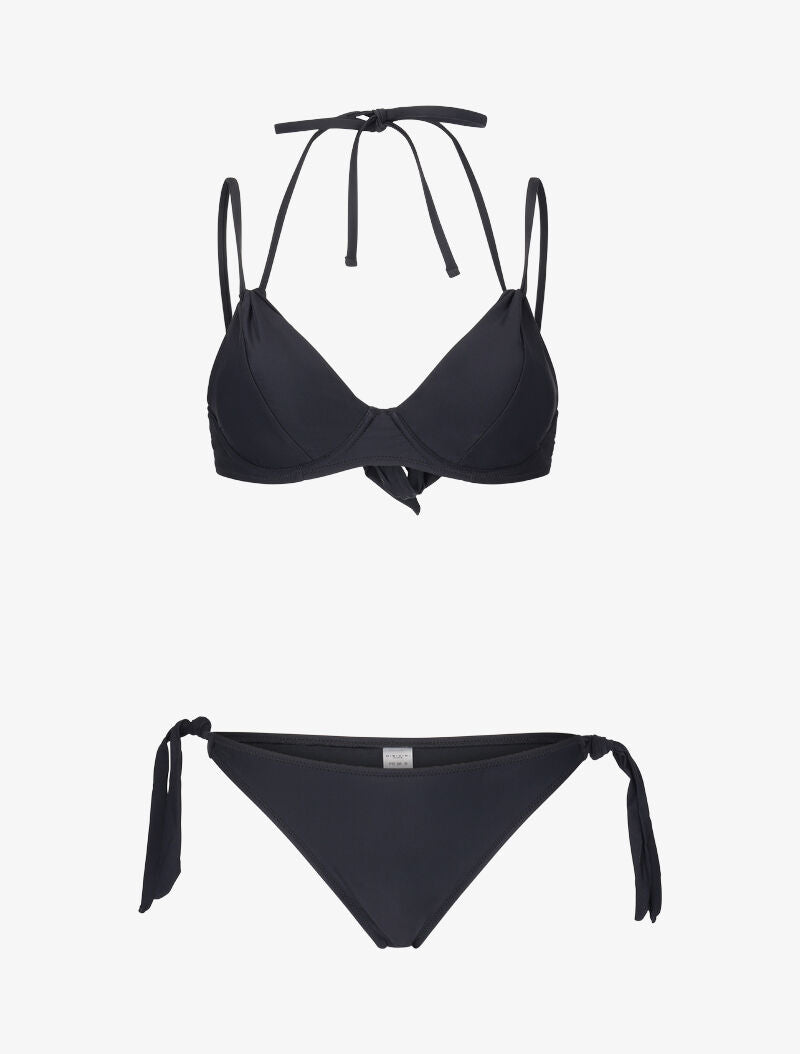 Bikini emboitant à jeu de liens - noir - 3