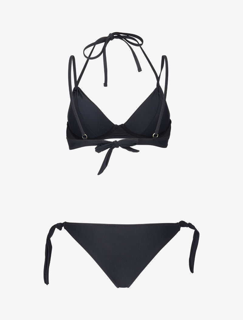 Bikini emboitant à jeu de liens - noir - 2
