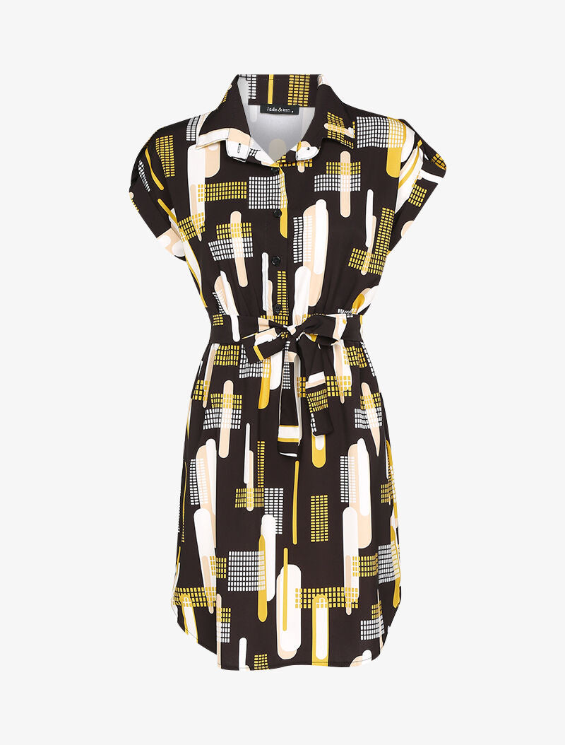 Tunique à imprimé style 70&