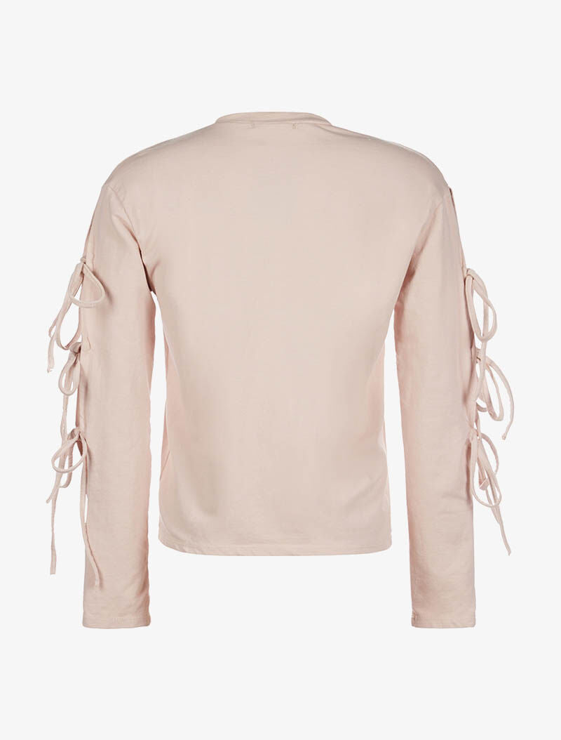 Sweat étoilé bras ouverts - rose - 2