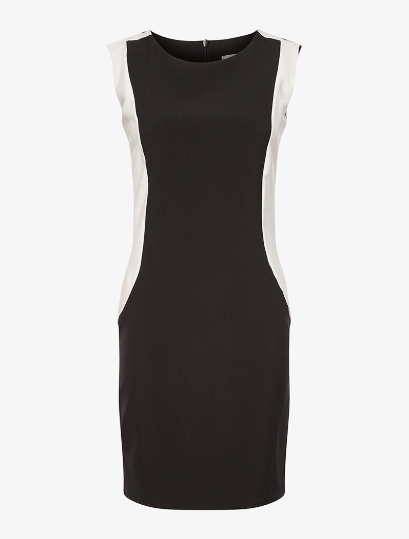 Robe bandes contrastées - noir - 6