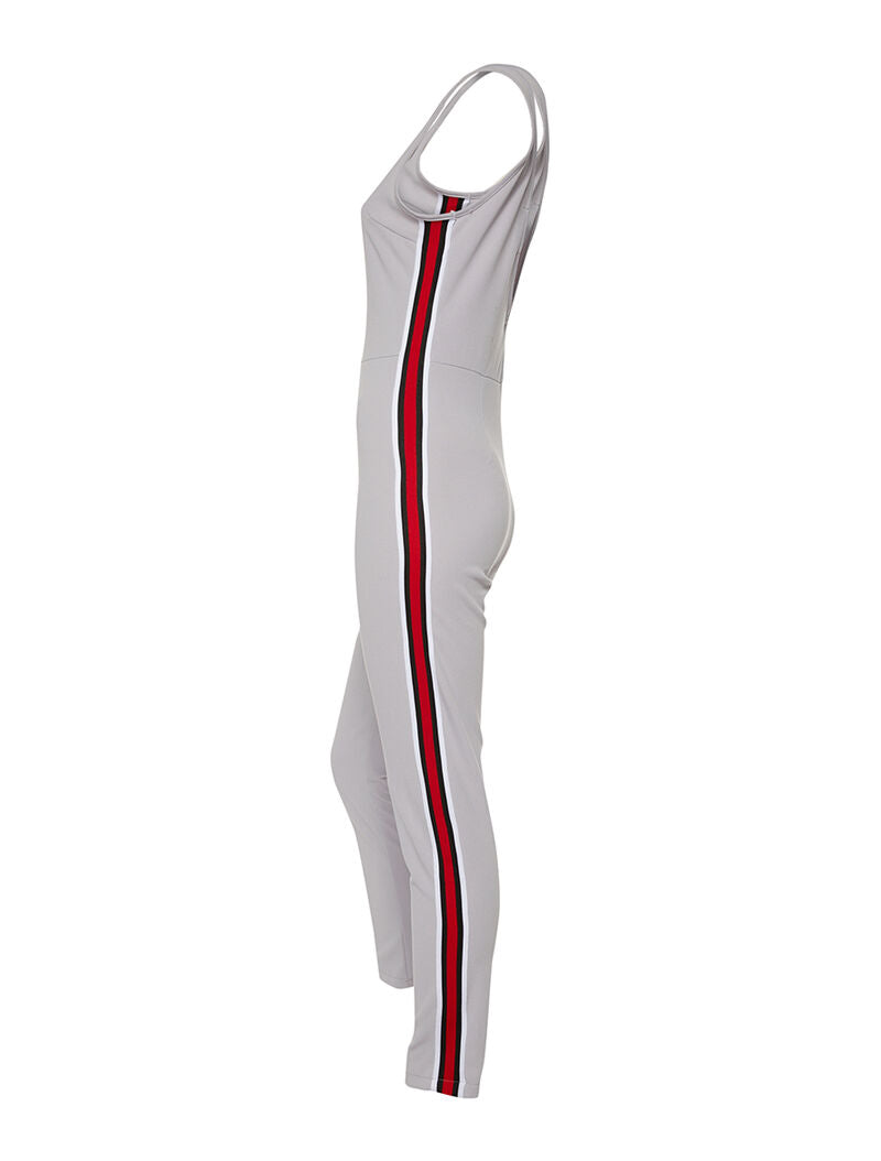 Combinaison bandes sport - gris - 3