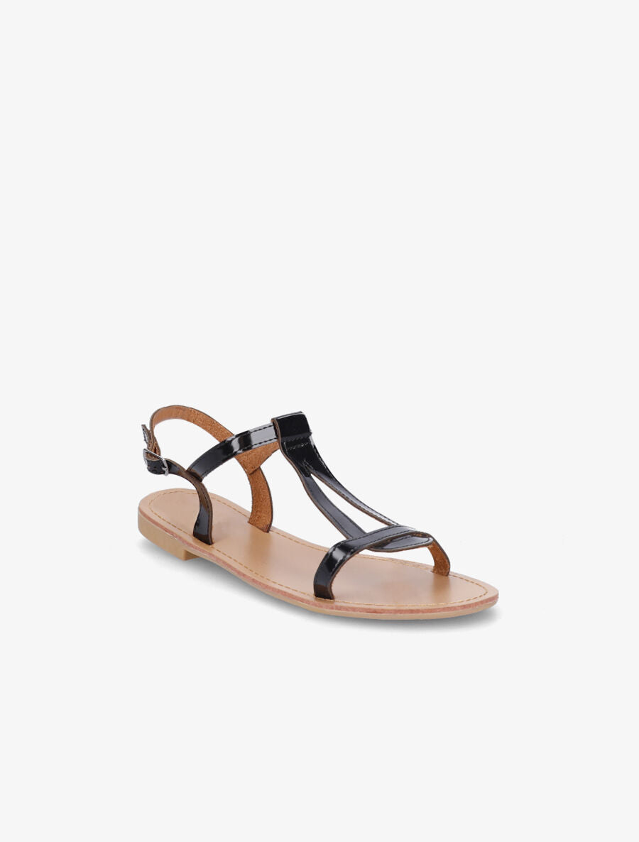 Nu - pieds vernis noir - 2