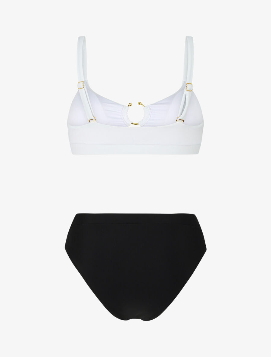 Bikini dépareillé à anneau - Noir - 2