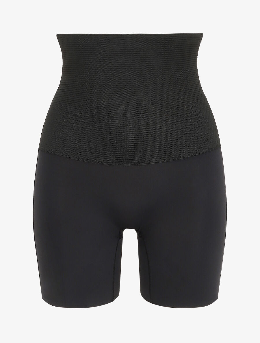 Short gainant taille haute - Noir - 4