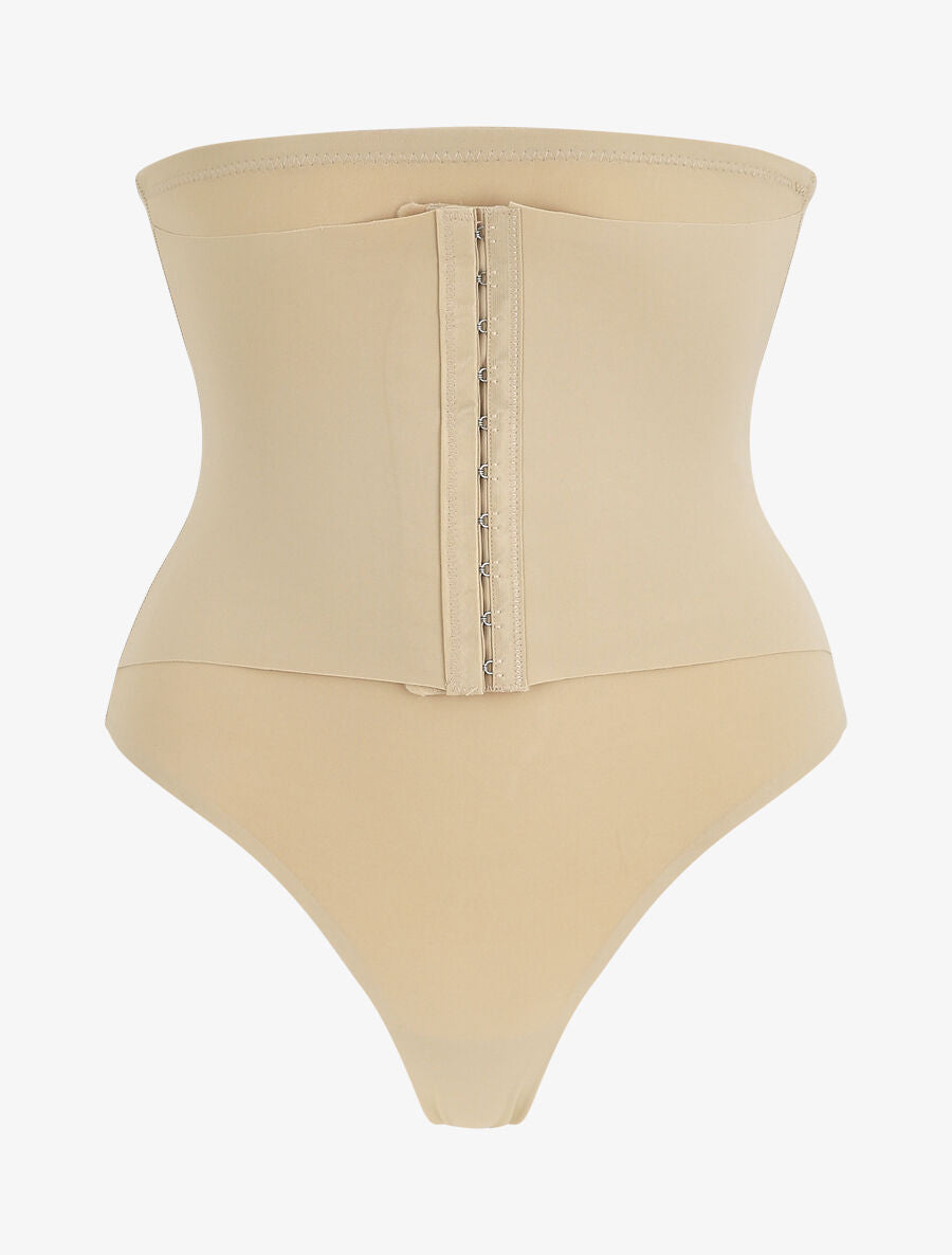 String gainant taille haute - Beige - 3