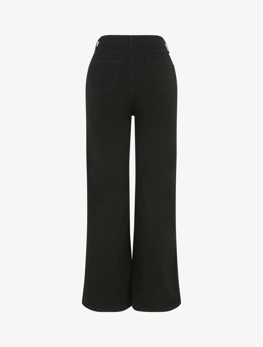 Jean push up coupe flare - Noir - 2