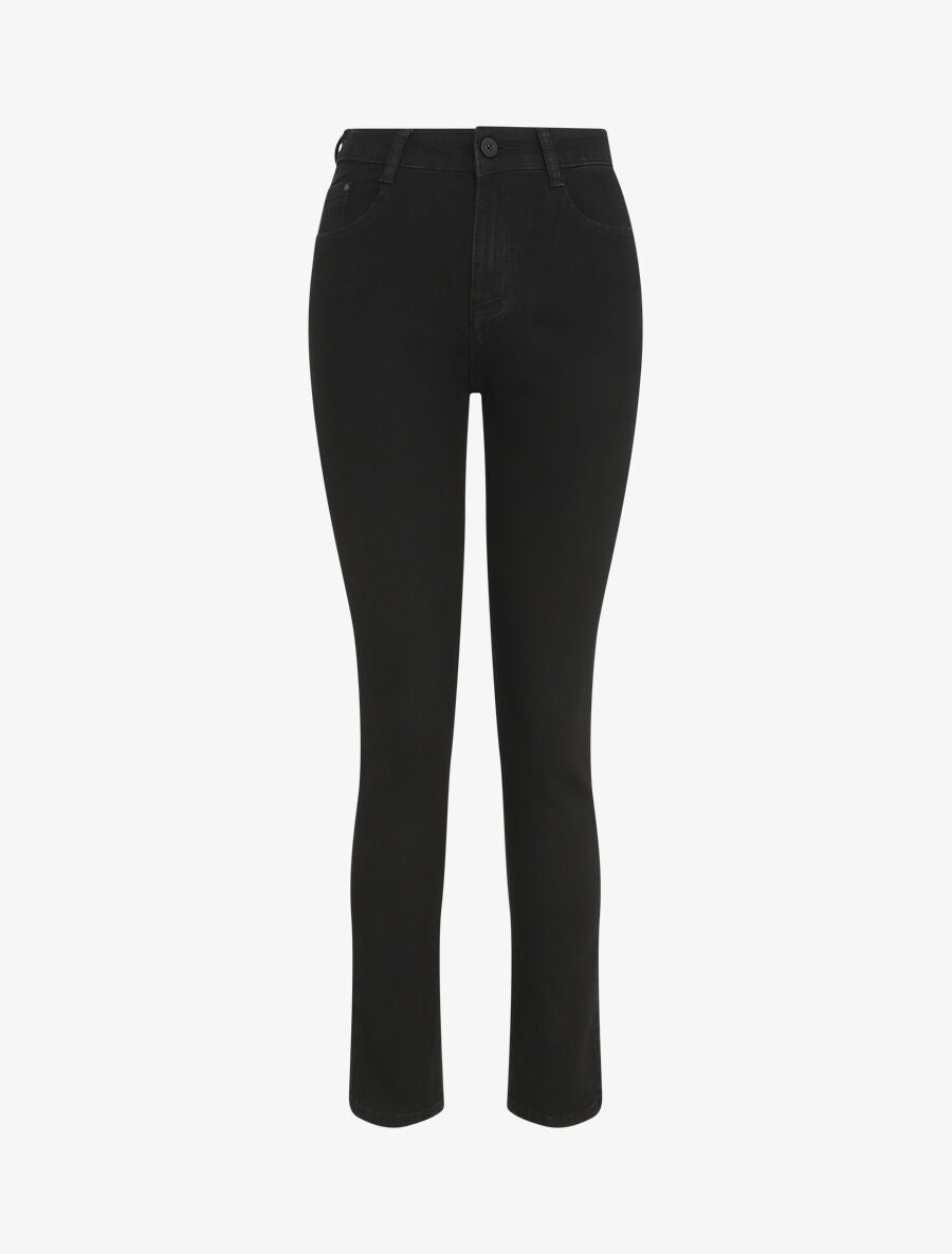 Jean push up grande taille coupe slim - Noir - 1