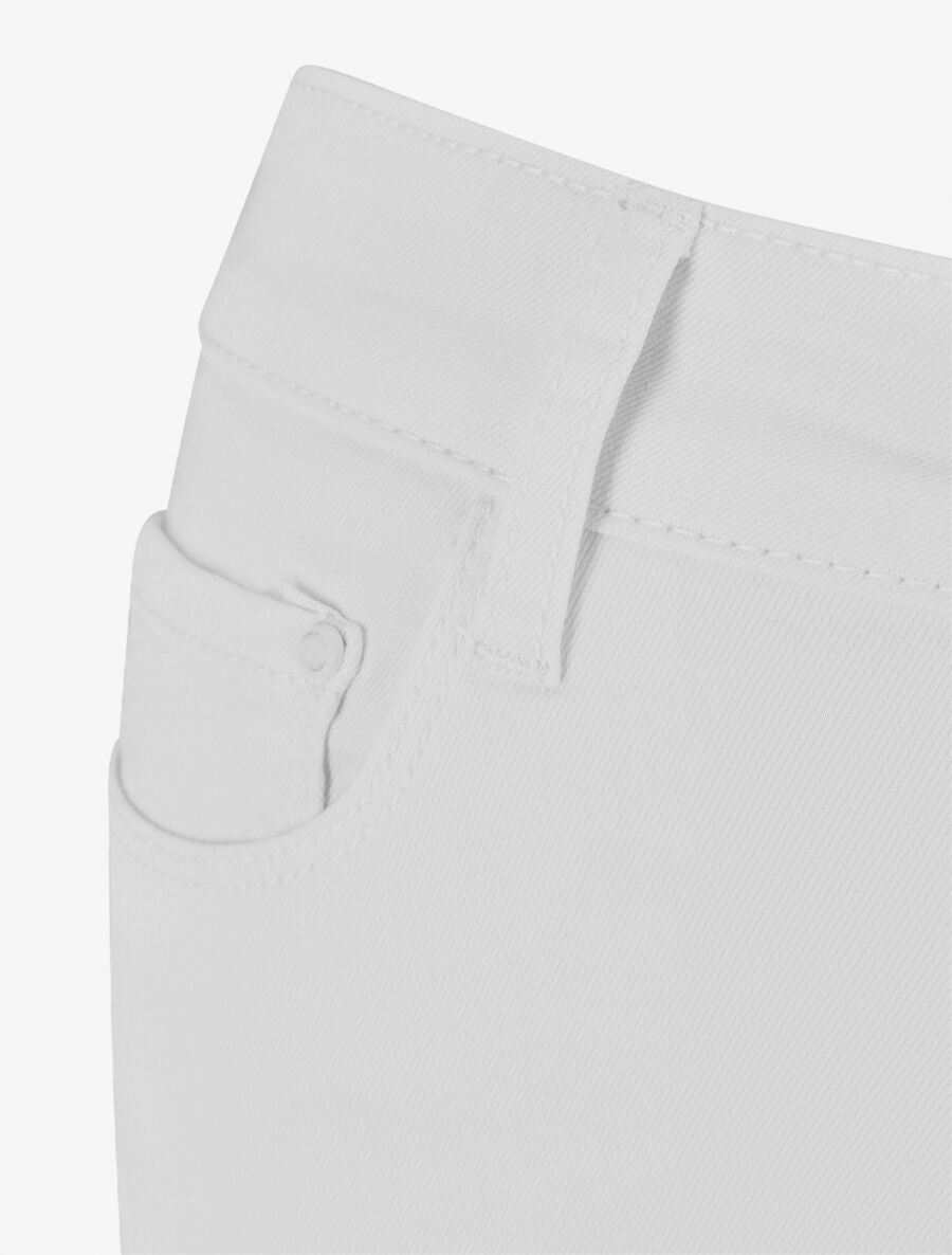 Jean uni coupe slim - Blanc - 3