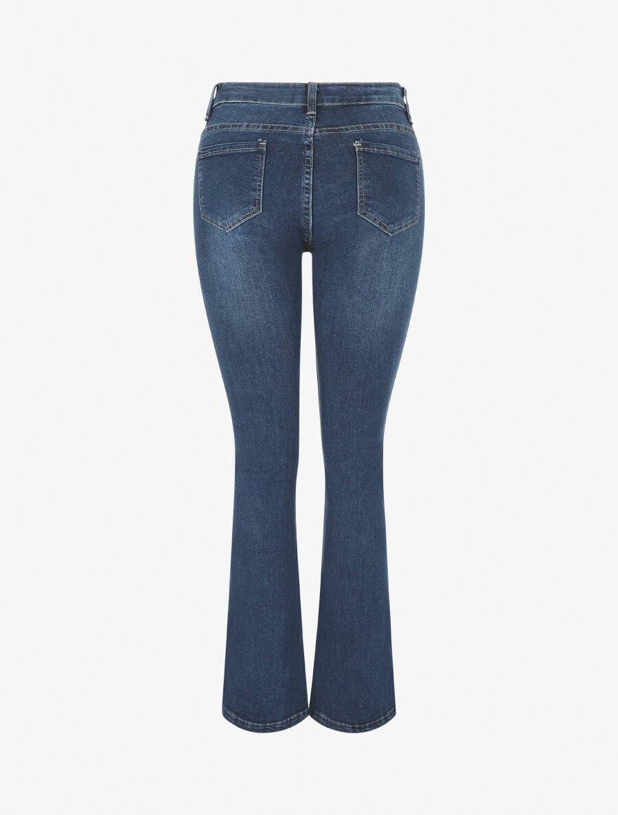 Jean classique coupe bootcut - Bleu - 2