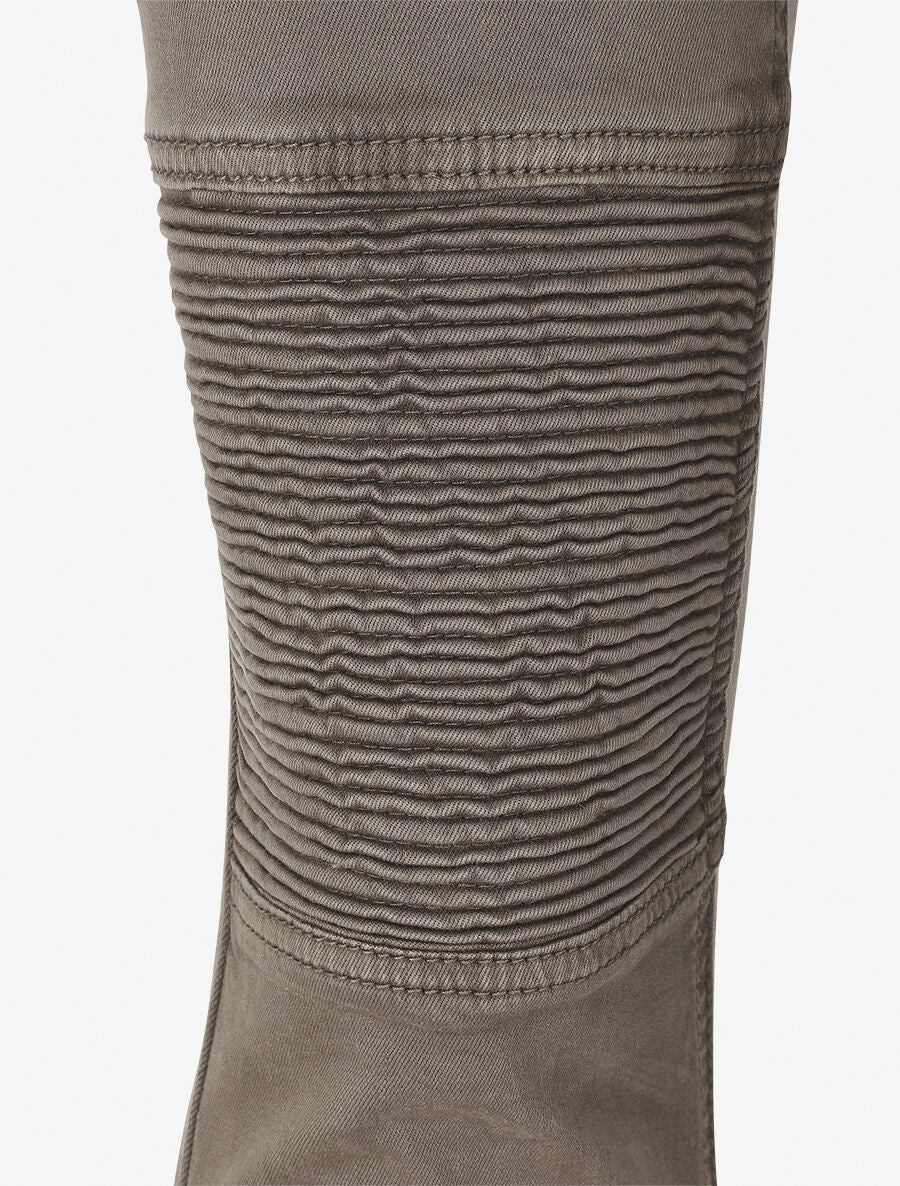 Jean taille haute coupe slim - Taupe - 3