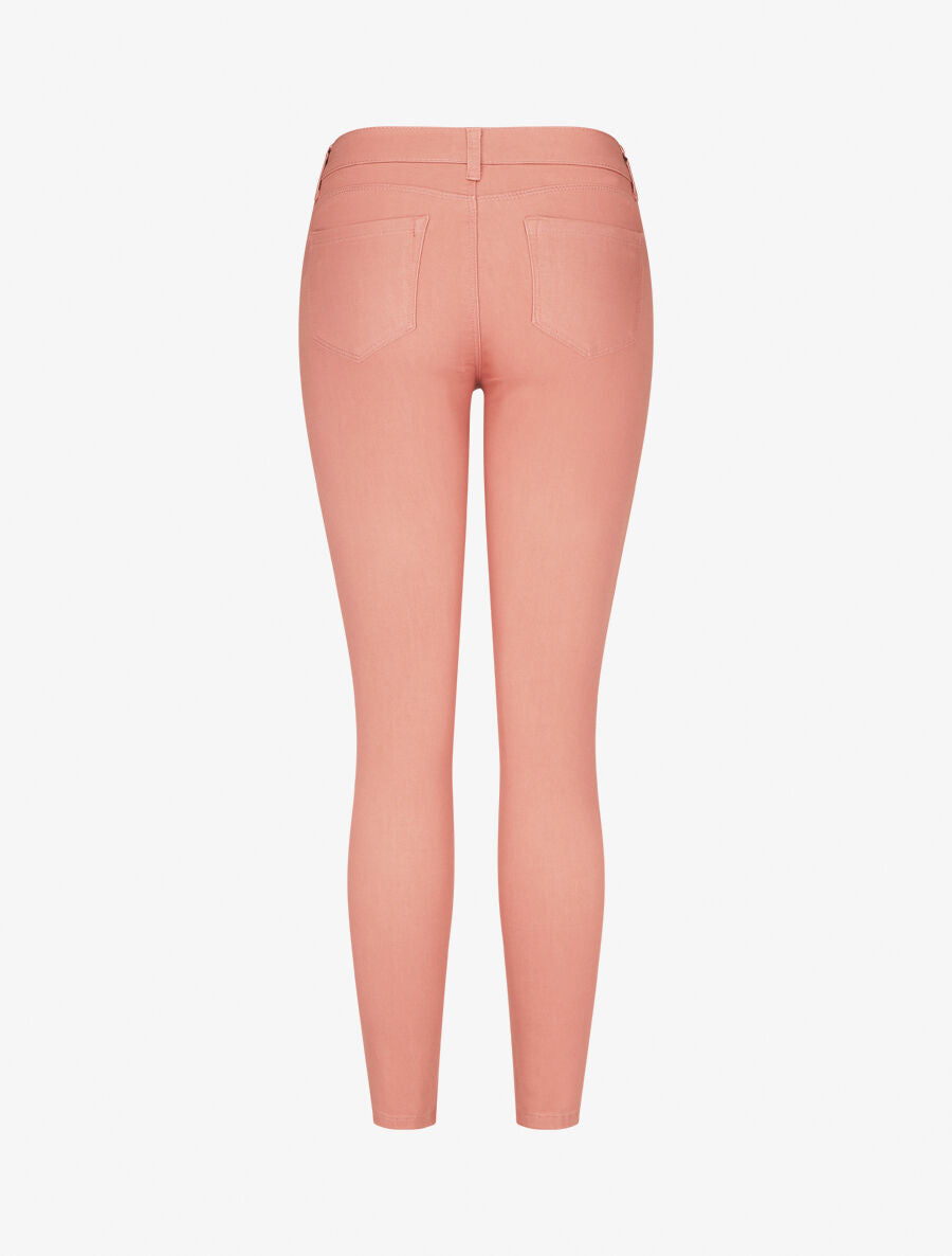 Jean uni push up coupe skinny - Rose saumon - 2