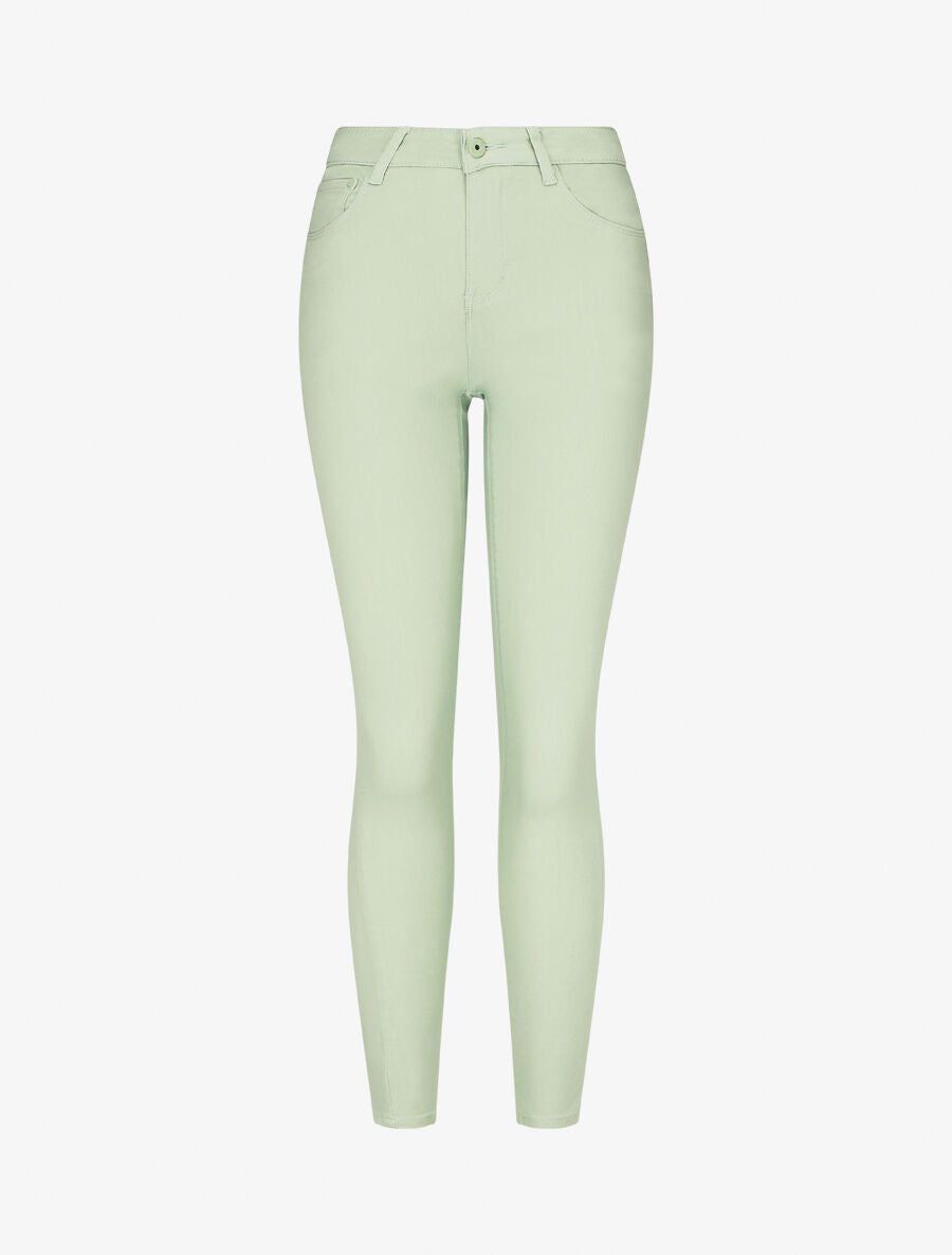 Jean uni push up coupe skinny - Vert d&