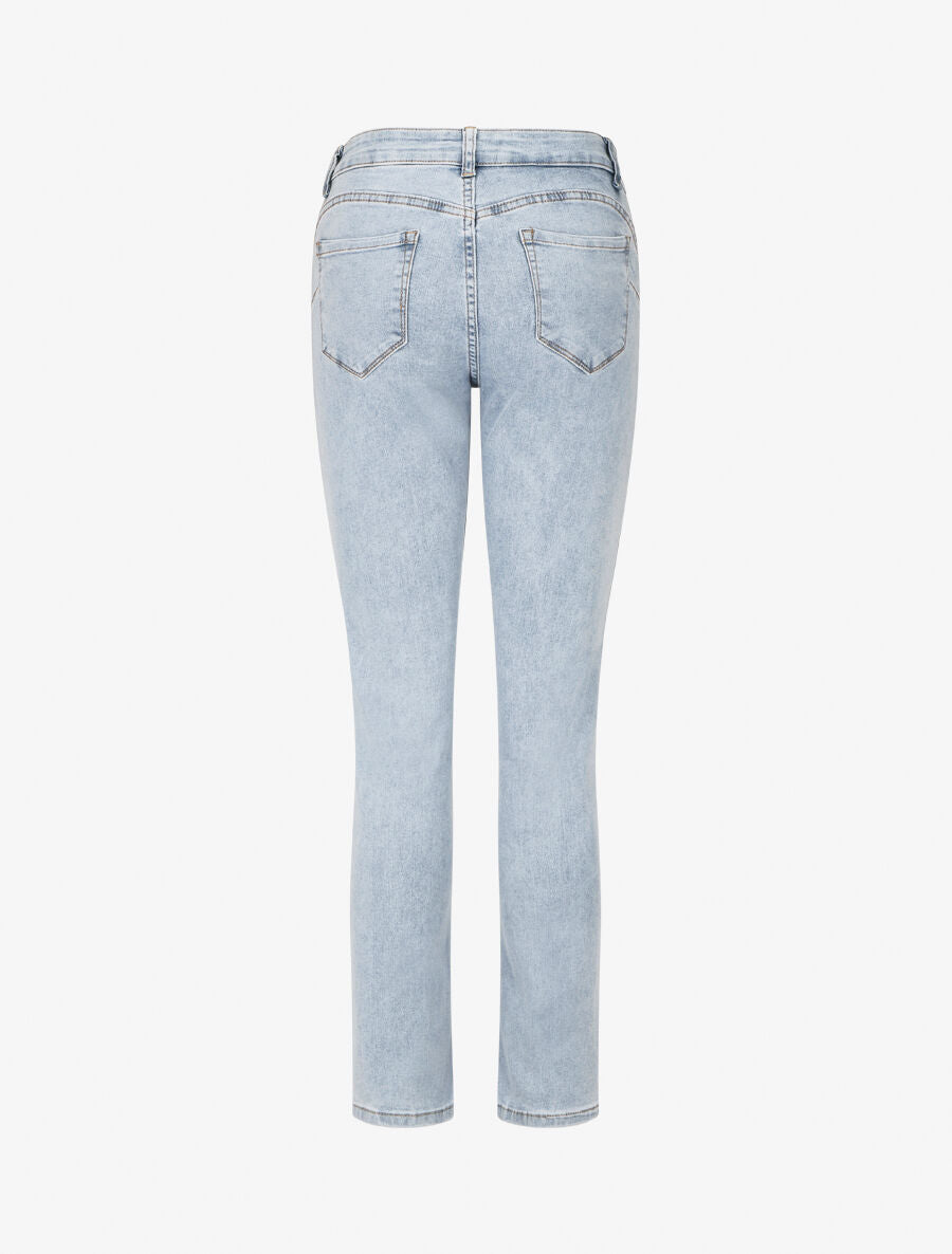 Jean standard push up coupe droite - Bleu - 2