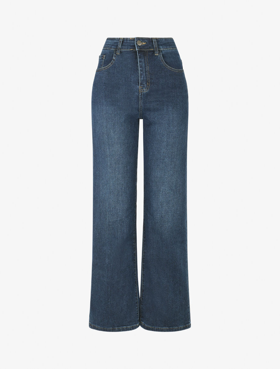 Jean classique coupe droite - Bleu - 4