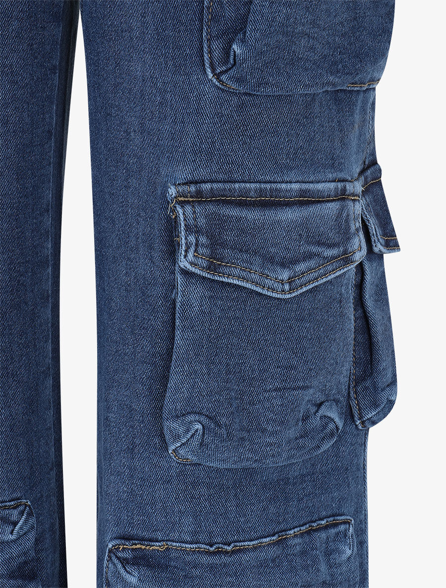 Jean droit mutipoches - Denim - 3