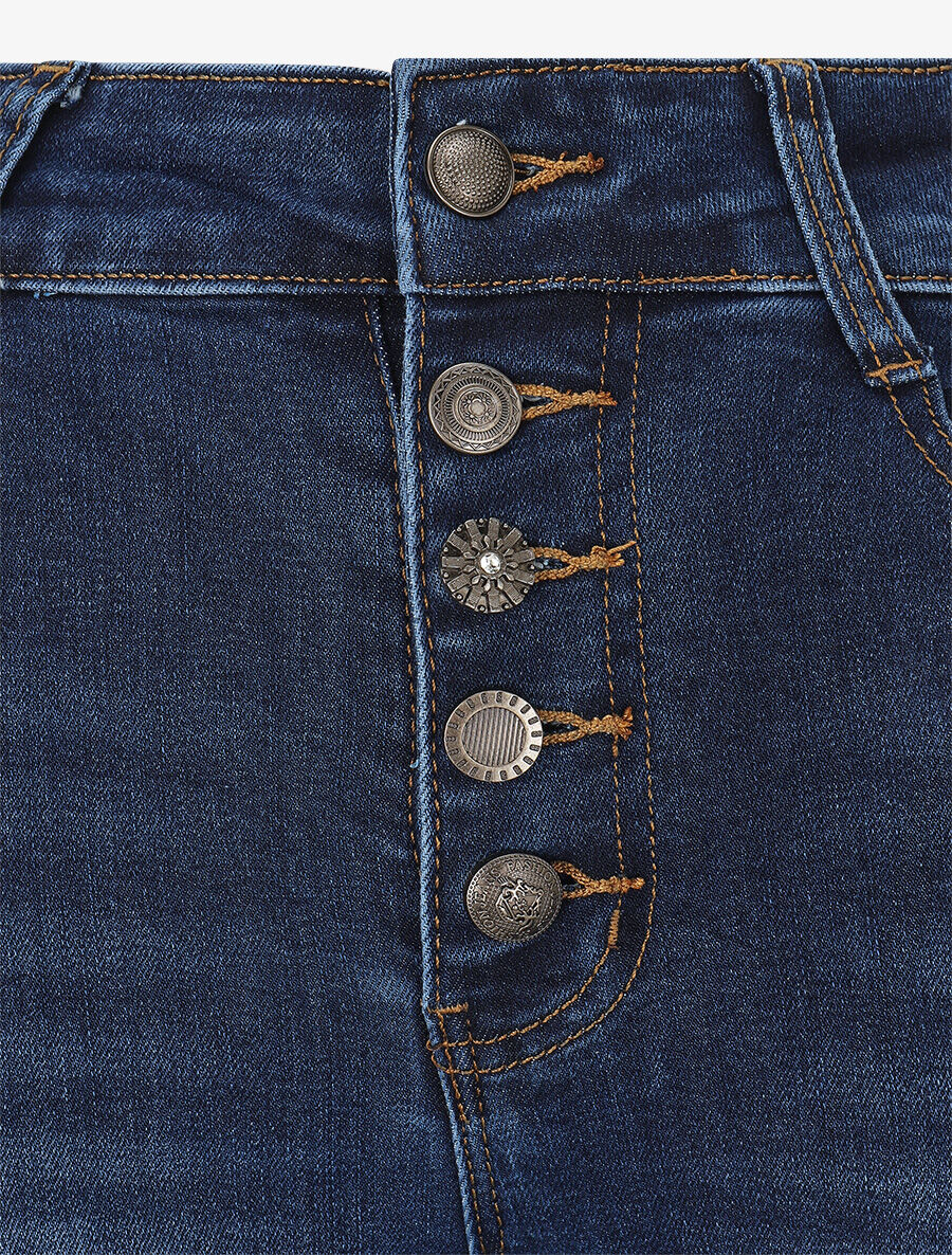 Jean push up coupe droite - Bleu - 3