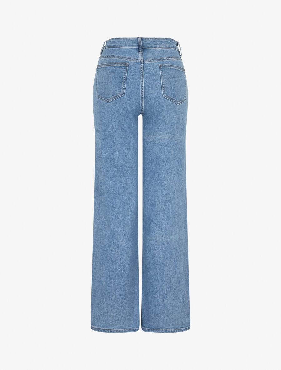 Jean taille standard coupe droite - Bleu - 2