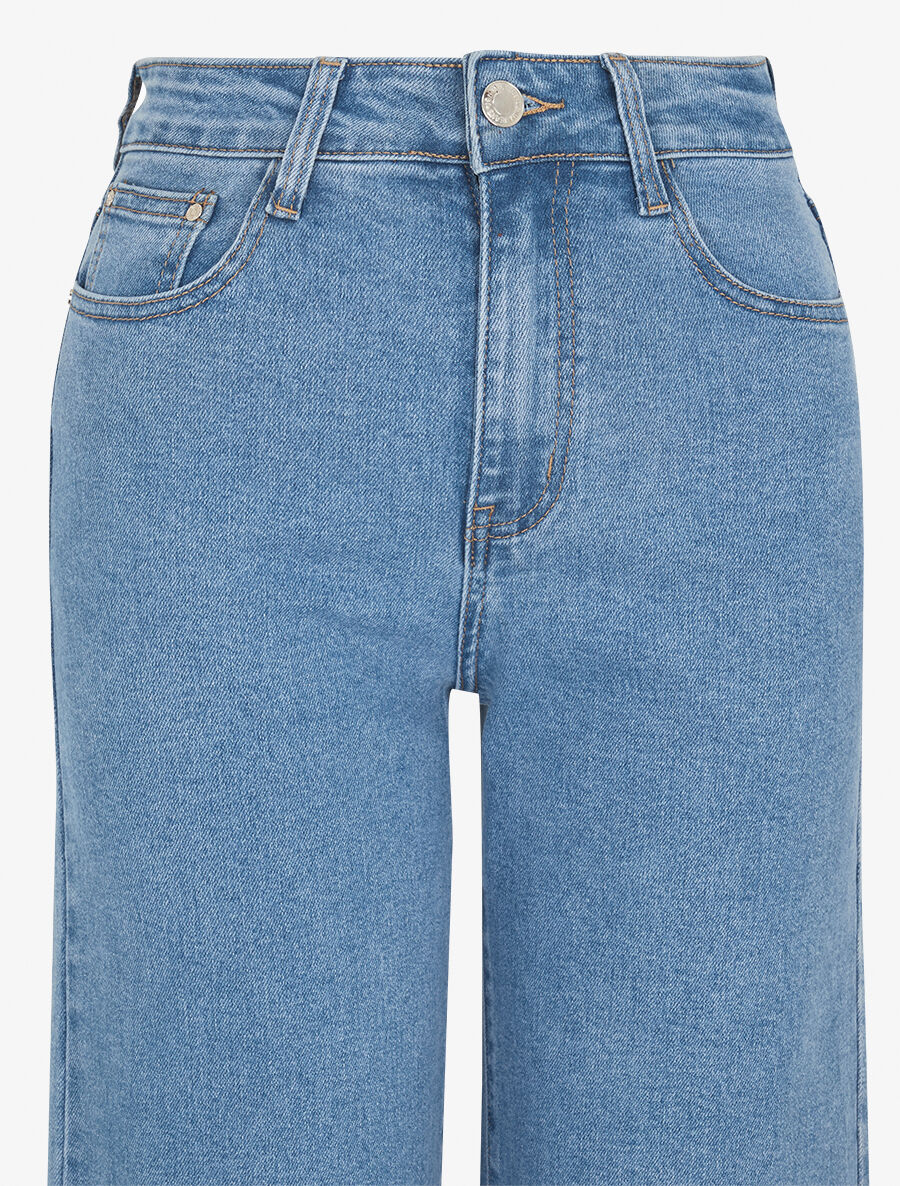 Jean taille standard coupe droite - Bleu - 3