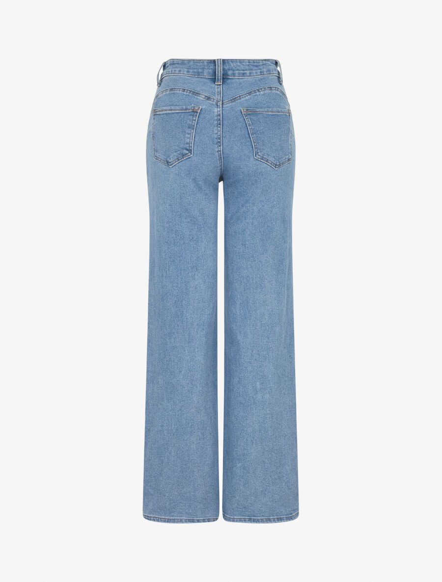 Jean taille standard coupe droite - Bleu - 2
