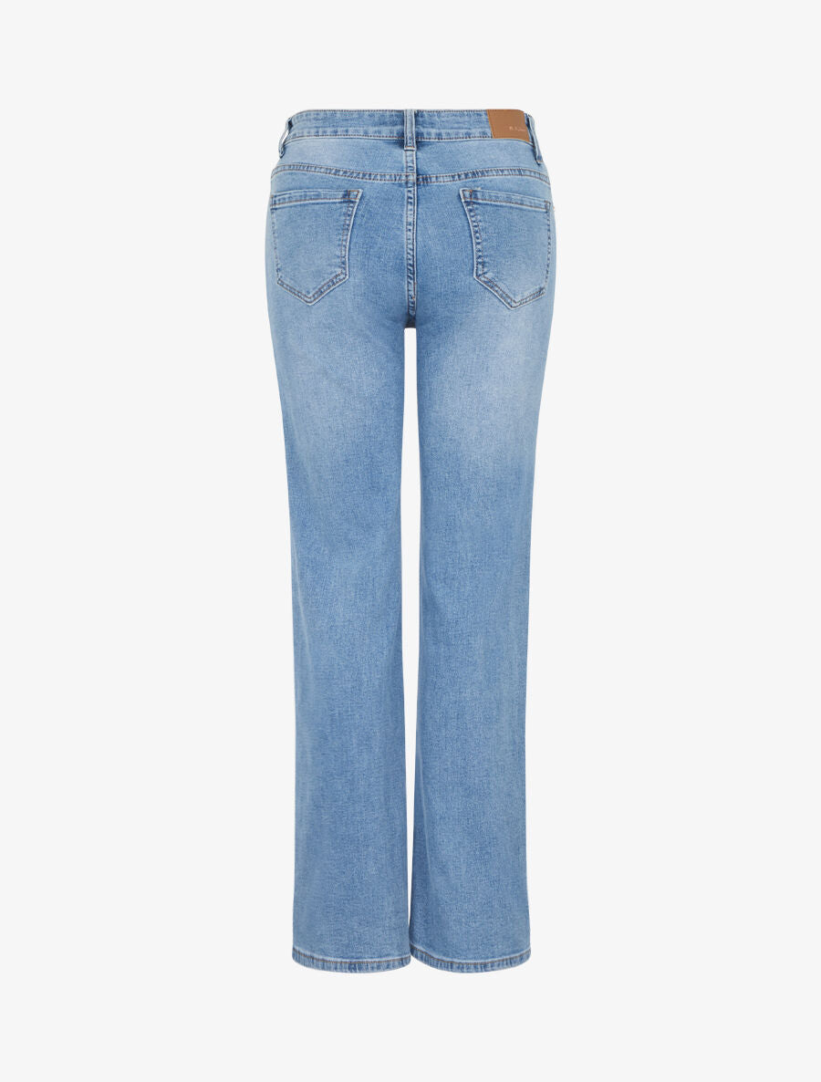 Jean taille standard coupe droite - Bleu clair - 2