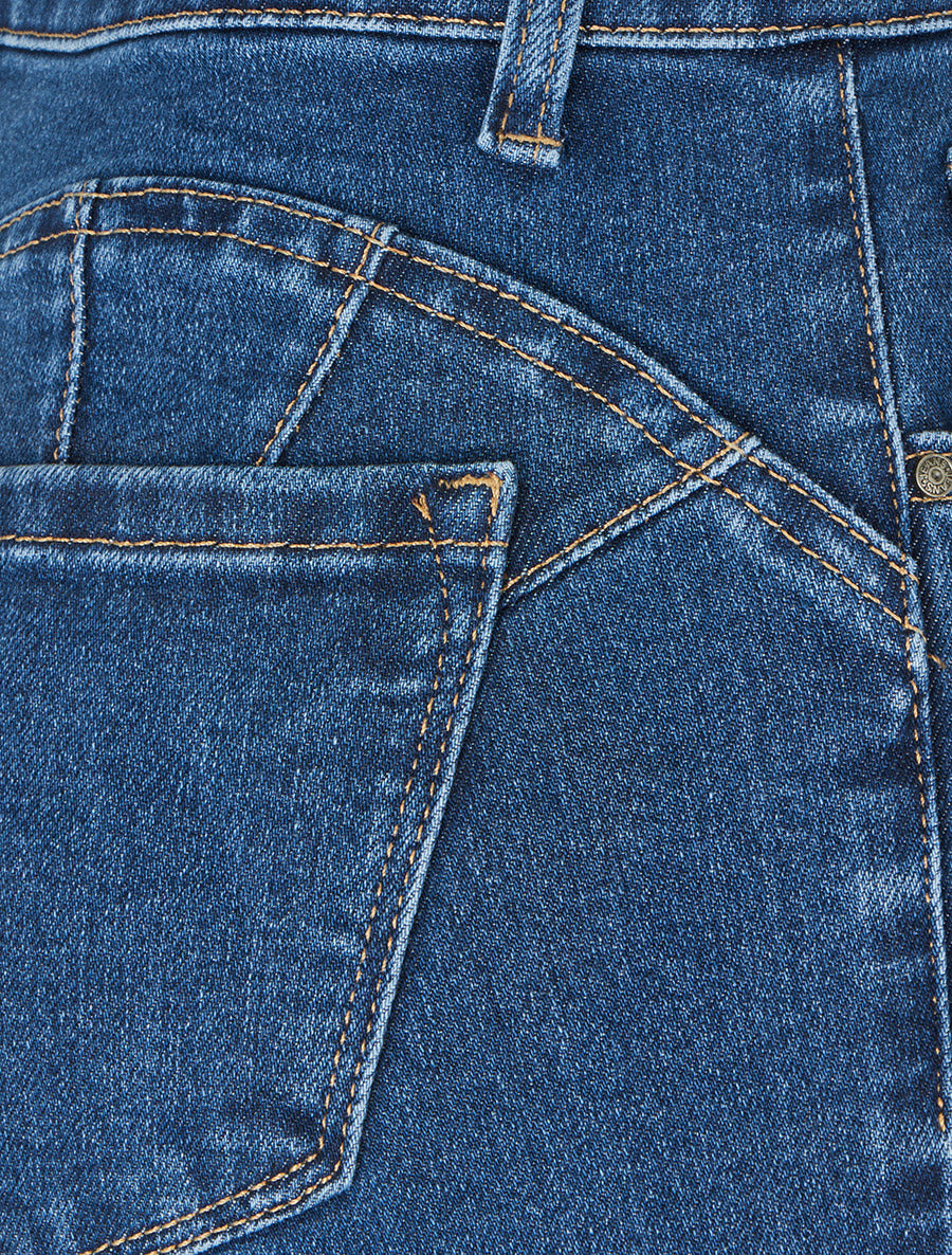 Jean standard coupe droite - Bleu - 3