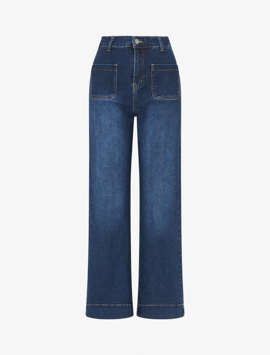 Jean classique coupe droite - Bleu - 1