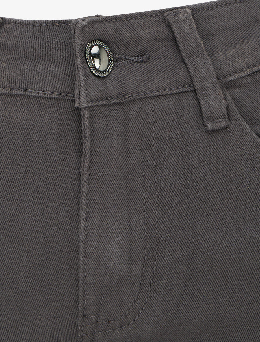Jean wide leg coupe droite - Gris anthracite - 3