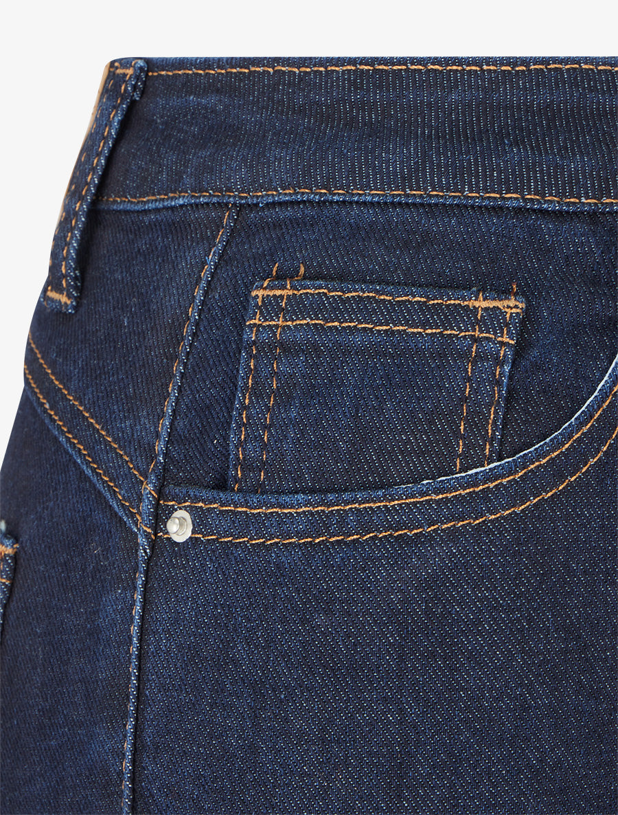 Jean classique coupe flare - Bleu - 3