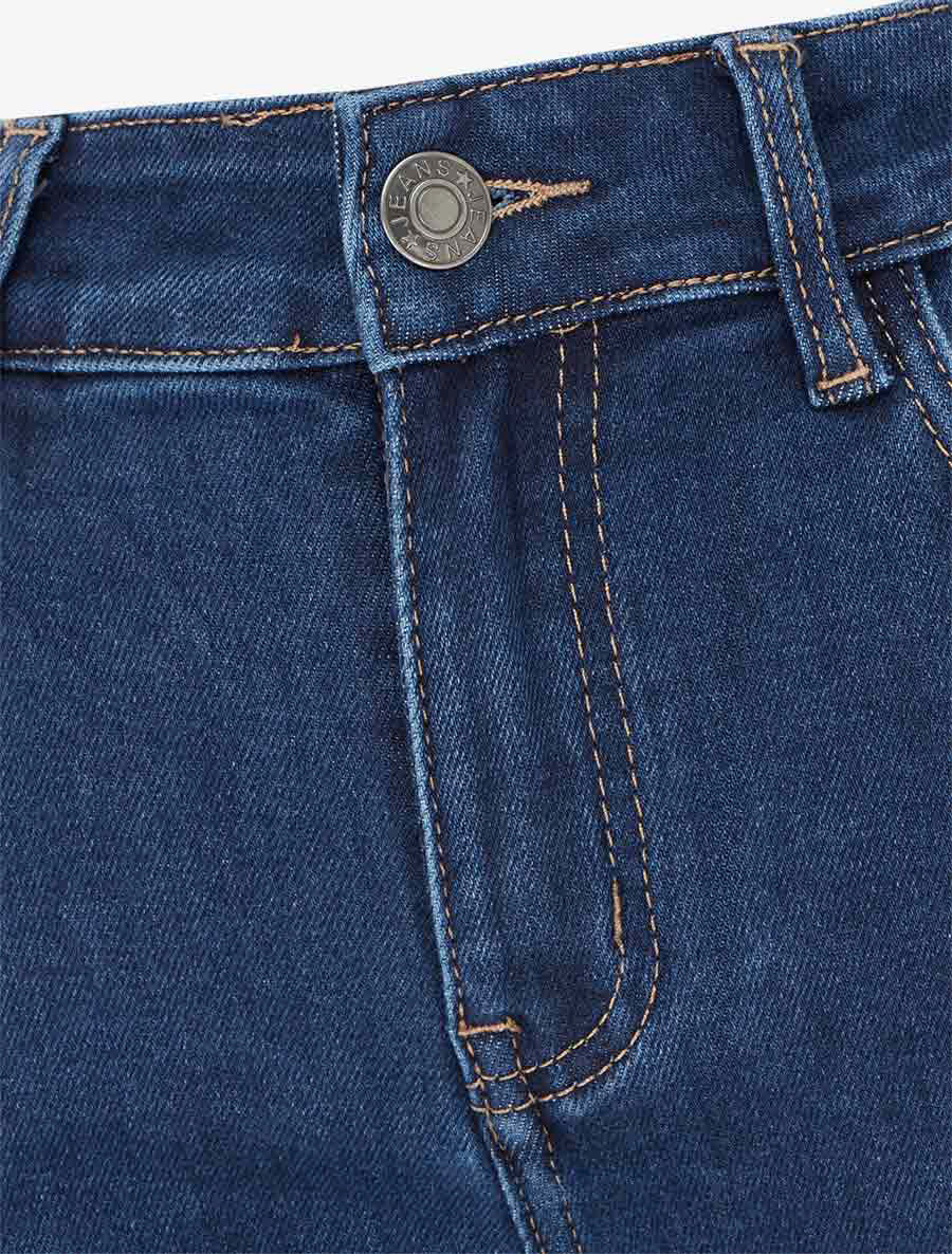 Jean classique coupe droite - Bleu - 3