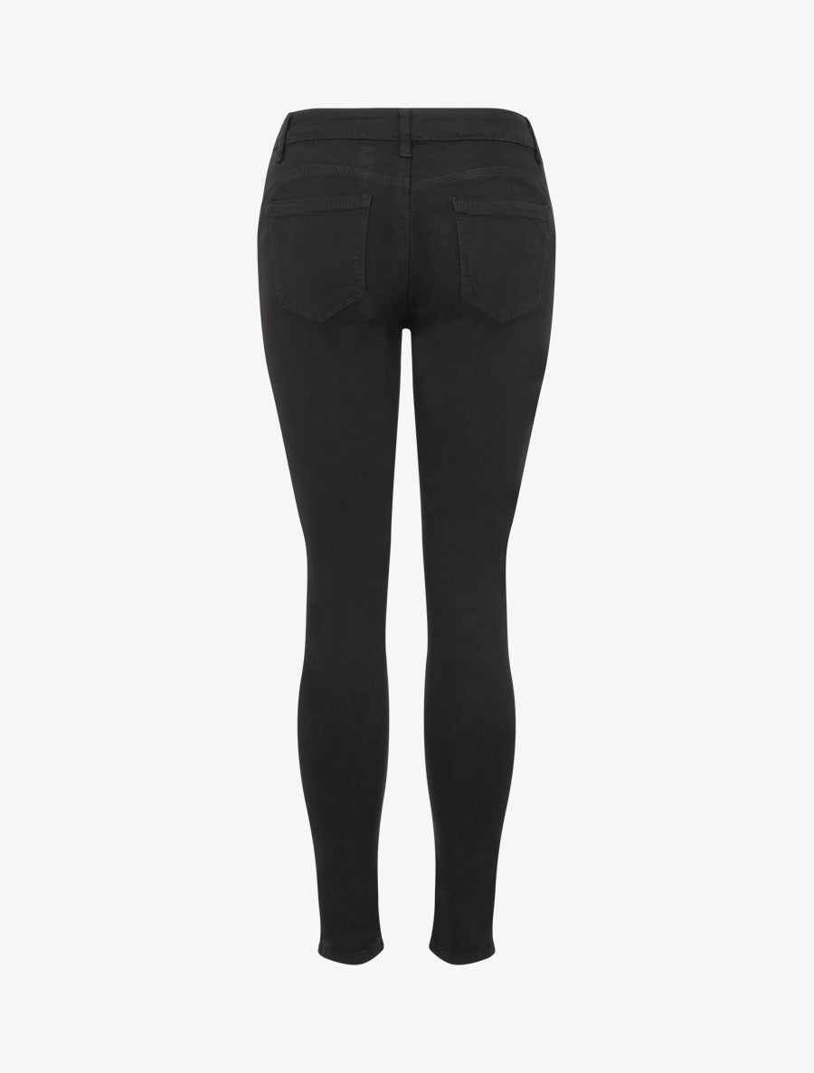 Jean skinny push up taille haute - Noir