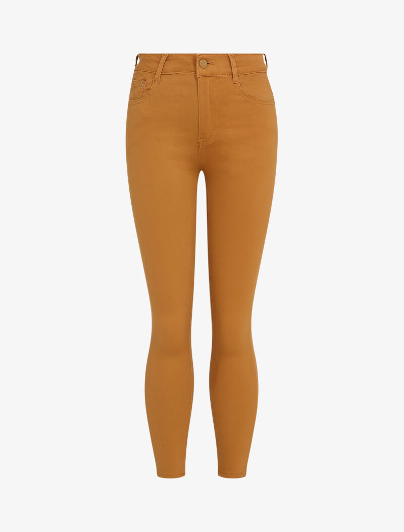 Jean slim uni - Moutarde - 3