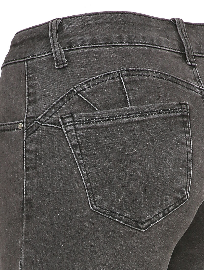 Jean skinny à taille standard - Gris - 3
