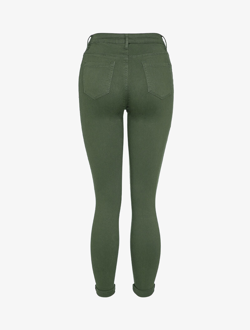 Jean skinny uni casual - Kaki - 2