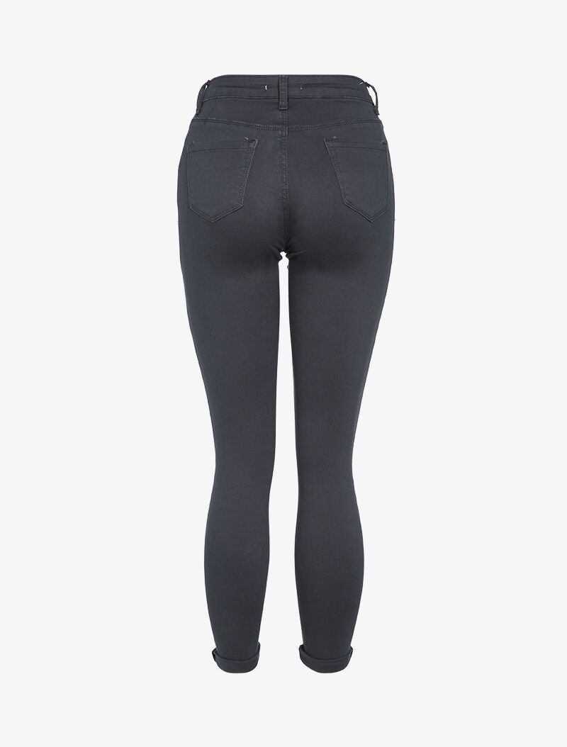 Jean skinny uni casual - Bleu foncé - 2