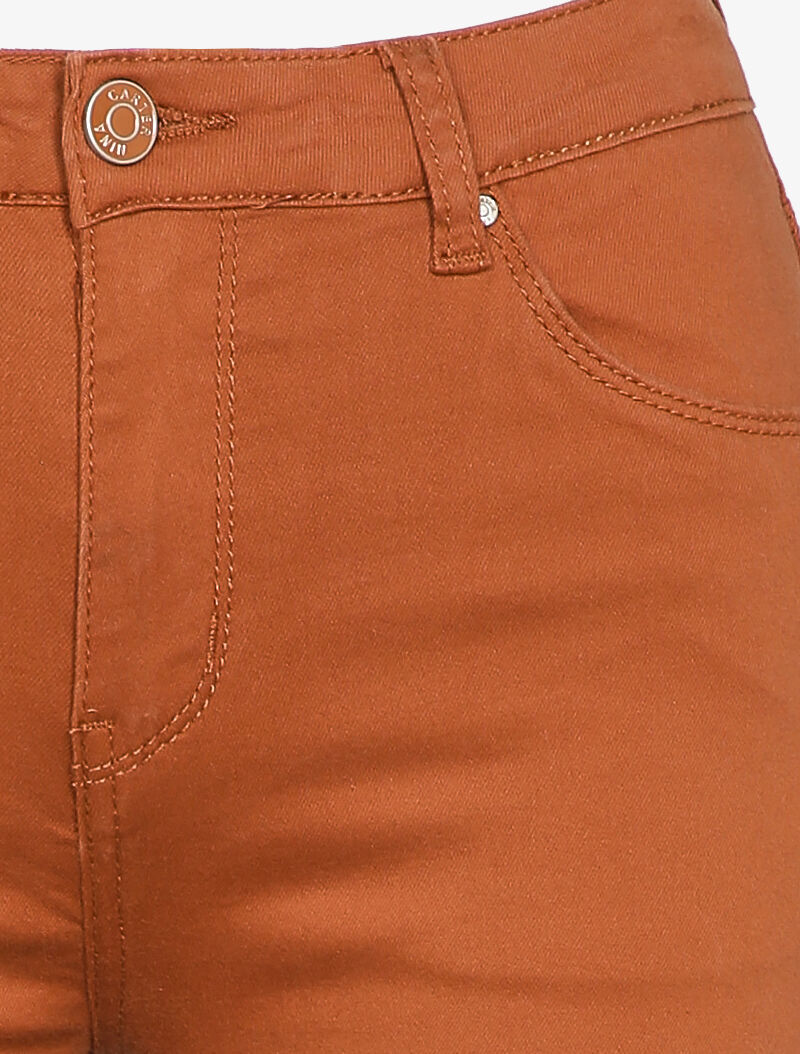 Jean skinny uni casual - Rouille - 3