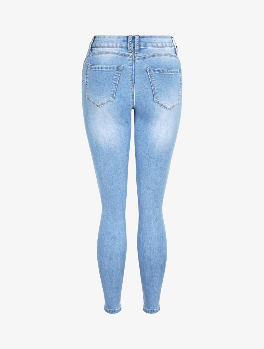 Jean skinny push up - Bleu - 2