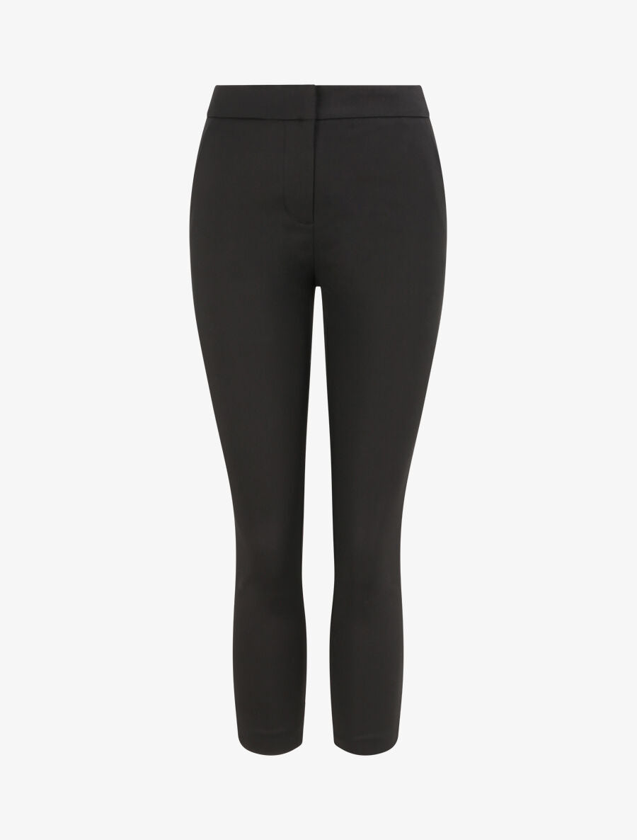 Pantalon droit uni - Noir - 1
